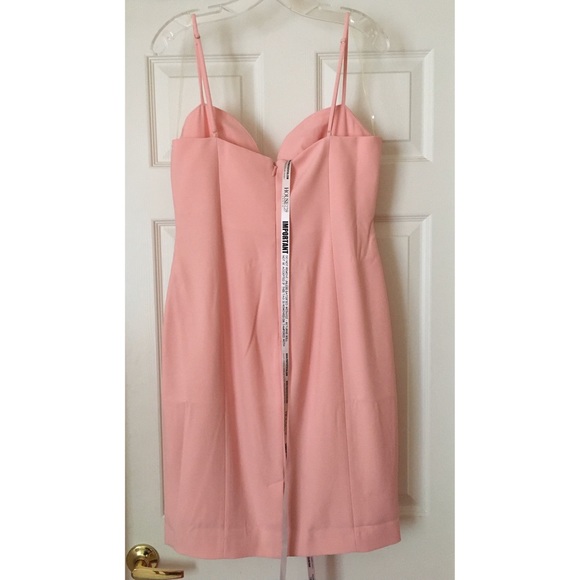 🍋✨ HOUSE OF CB Kata Midi Dress in Blush Pink L NWT - Picture 16 of 17